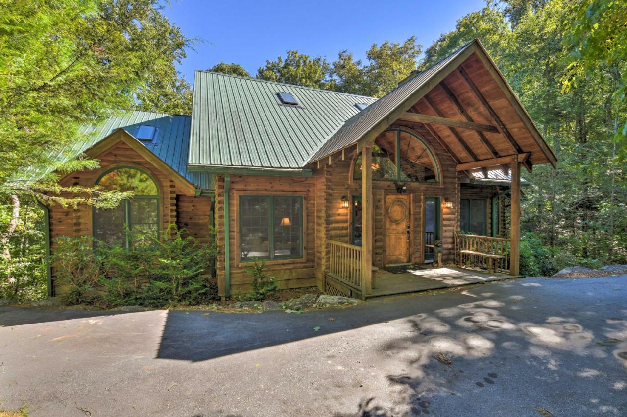 Luxury Cabin With Deck Less Than 5 Miles To Sapphire Valley! Villa Exterior photo