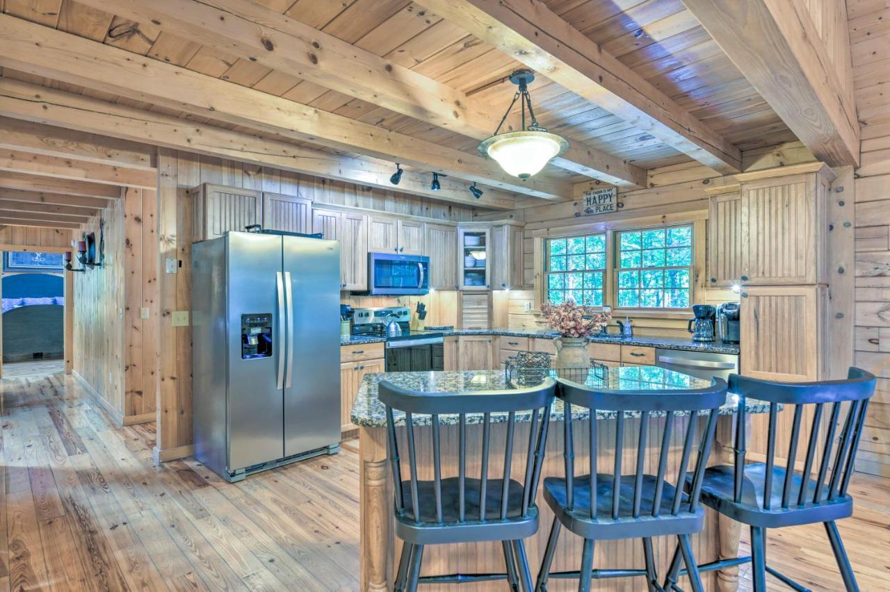 Luxury Cabin With Deck Less Than 5 Miles To Sapphire Valley! Villa Exterior photo