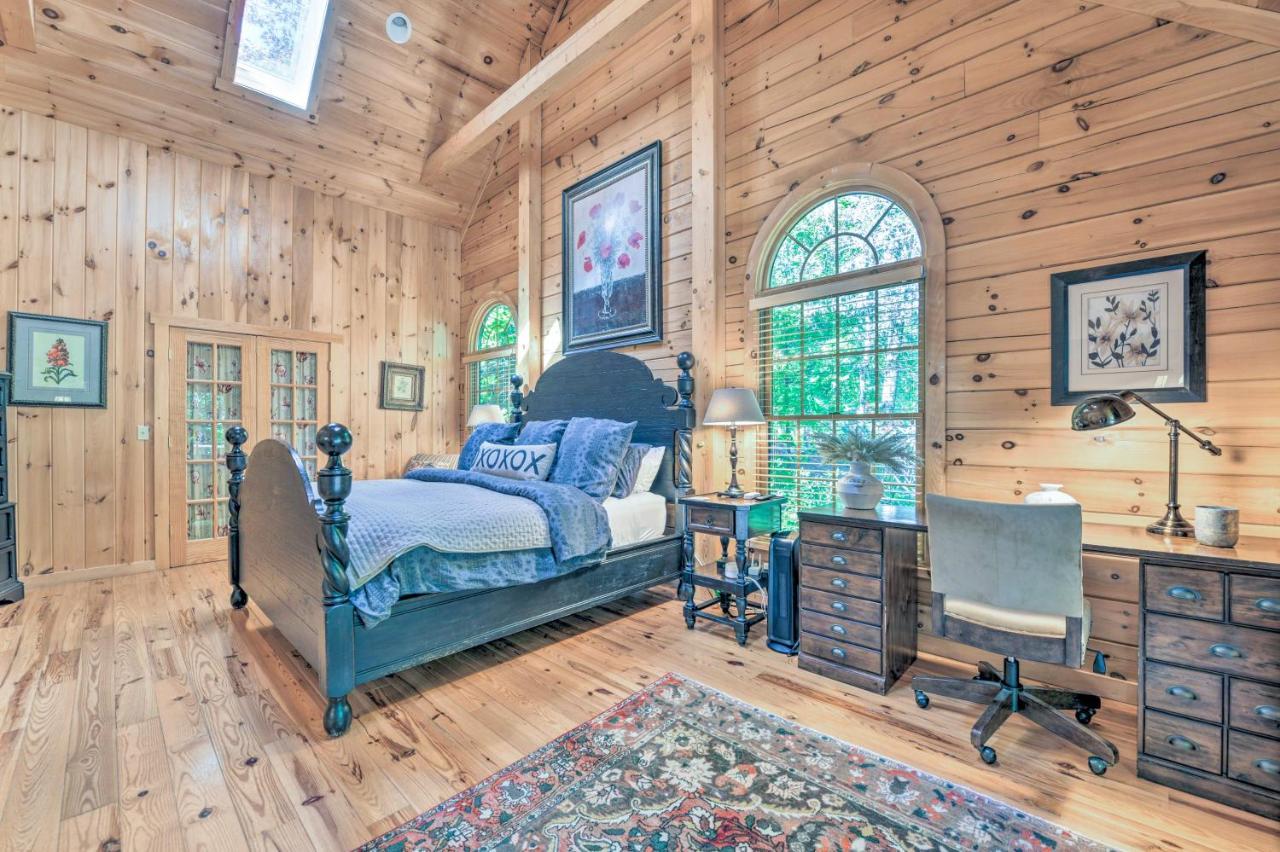 Luxury Cabin With Deck Less Than 5 Miles To Sapphire Valley! Villa Exterior photo